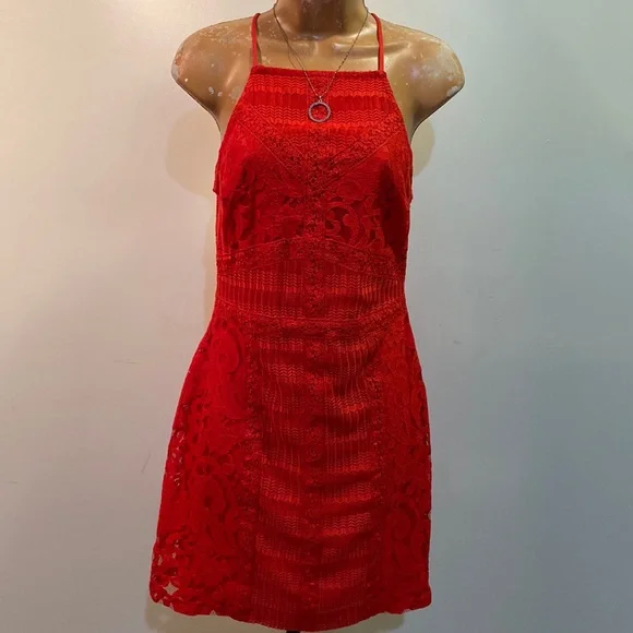 Topshop | Dresses | Euc Topshop Size Us 6 Eur 38 Uk Aline Red Dress |  Poshmark